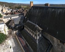 Vue sur la cour des chiens et le pavillon de la duchesse d'Enville